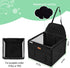 SWIHELP Dog Car Seat, Portable Pet Booster Car Seat with Clip-On Safety Leash, Anti-Collapse for Small Pets