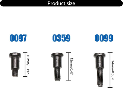 ZONEBEST 12428 Sturdy Metal Screw Accessories for Remote Controlled Toy Car Providing Secure Connection and Easy