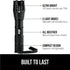 Gorilla Grip Powerful LED 750 FT Water Resistant 5 Adjustable Mode Tactical Flashlight, High Lumens Ultra Bright Battery Zoom Flashlights, Small Camping Car Mini Flash Light Accessories, 2 Pack Black by Gorilla Grip