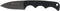 Smith & Wesson H.R.T Spear Point Neck Knife, 5.5 in Overall Length, 2 in Blade Length, Black with Breakaway Lanyard