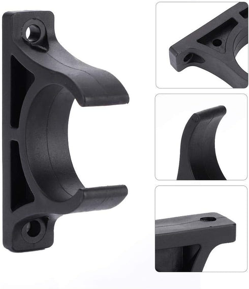 Tbest Kayak Paddle Holder, 1 Pair Durable Plastic Oar Holder Clips for Kayaks and Canoes