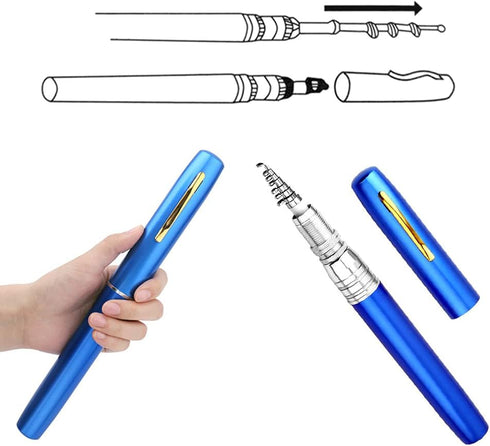 Lixada Mini Telescopic Fishing Rod and Reel Combo Kit
