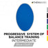 THERABAND Blue Foam Stability Trainer Pad, Intermediate Level, Balance Trainer & Wobble Cushion for Core Strength