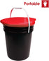 Landhood 5 Portable Toilet Seat for Gallon Bucket Emergency Outdoor Camping Snap on Luggable Loo Toilet Cover