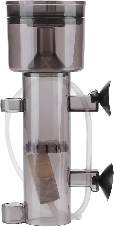 Mumusuki Protein Skimmer for Saltwater Aquariums, Acrylic Fish Filter Separator for Small Coral Aquatic Pet Supplies