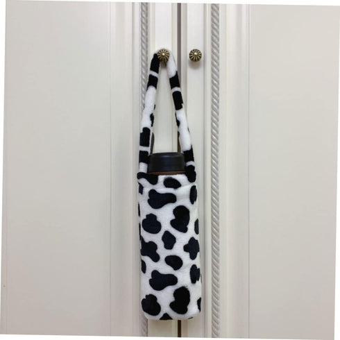 Happyyami Cow Print Portable Water Bottle Sleeve Insulated Water Bottle Carrier Bag Lightweight Handheld Cover