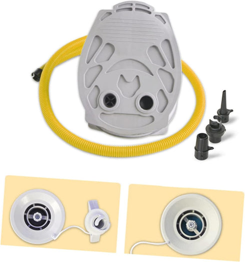 LIOOBO 9 Inches Inflatable Pump for Boat Canoe Toy Foot Treading Air Pump Inflator Random Color
