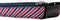 American Dog Collar, Caninedesign Stars, Red and Blue, 1 inch Wide Adjustable Plastic Buckle for Medium and Large Dogs