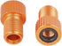 X AUTOHAUX Metal French to American Type Valve Converter Adapter, 4pcs Bike Tire Inflator Air Compressor Tools