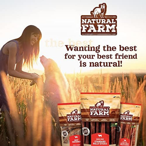 Natural Farm Nail-Free Chicken Feet Dog Treats, 20 Pack, 100% Free-Range, High Protein, Joint Support