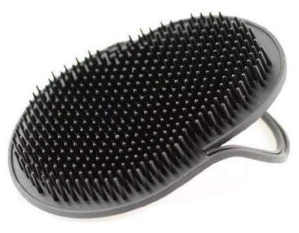 G.B.S Pocket Palm Brush - Portable Comb Massager for Pet Hairs, Black, Pack of 2
