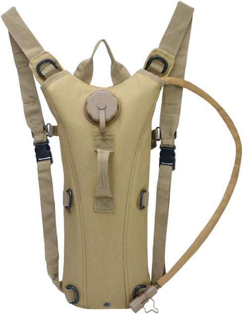 Tactical Hydration Pack - Water Rucksack Backpack with 3L BPA Free Bladder for Cycling, Hiking, Outdoor Camping