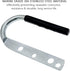 Trailer Coupler Lift Handle Grip, 7.3"x3.9" Hardware Accessories for Fishing, Sailboat, Ski Boat