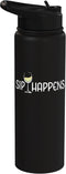 Funny Wine Drinkers Glass of Wine Humor Apparel Sip Happens Funny Wine Glass Wine Lover Drink Stainless Steel Insulated Water