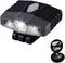 Ultra Bright Mini Hands Free Cree LED Clip on Cap Light, Rechargeable Waterproof Hat Light for Fishing