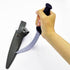 Rubber Dagger Prop Knife, Harmless Safe Fake Knife with Army Green Scabbard, Length 10.5 Inch