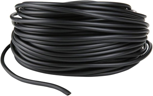 JIH 100 Feet Standard 3/16" Black Flexible Airline Tubing for Fish Tank, Terrariums, and Hydroponics