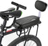 WANLIANG Bicycle Rear Seat Handle, Mountain Bike Road Bicycle Handlebar Armrest Accessories (Bend)