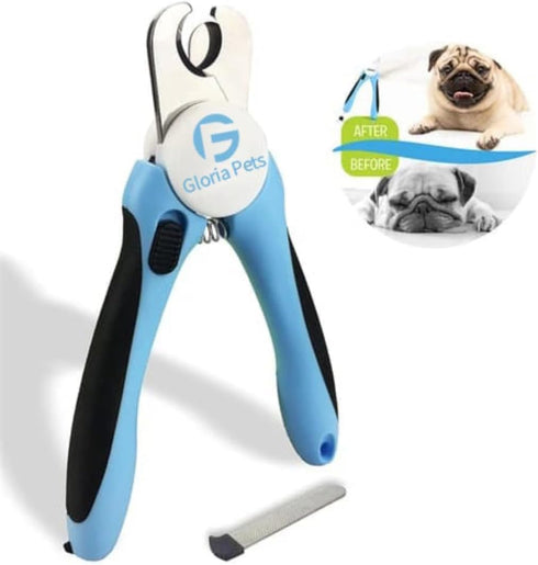 Cat Nail Clippers Set, Professional Grooming Tools for Cats' Nails, Safety Guard, Free Nail File, Razor Sharp Blades
