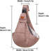 FDJASGY Small Dog Sling Cat Carrier, Adjustable Strap Hands Free Reversible Pet Puppy Travel Bag Backpack for Outdoor