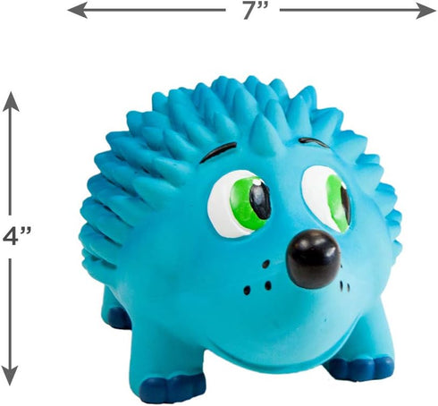 Outward Hound Tootiez Hedgehog Grunting Latex Rubber Dog Toy, Large Size