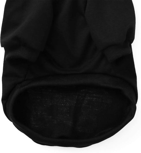 Halloween Pet Dog Cat Skull Hoodies, Glowing Skeleton Bones Costume Outfit for Dogs and Cats, L