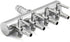 Stainless Steel Aquarium Fish Tank 4 Ways Air Flow Splitter, Lever Control Valve