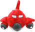 7.87 Inch Angoily Plane Shape Squeaky Dog Chew Toy Interactive Pet Toy for Teeth Cleaning Bite Resistant Sound Playing