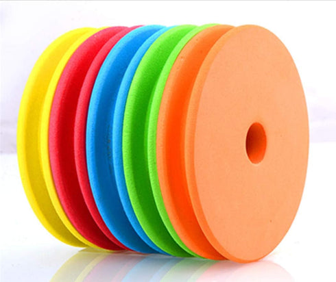Toasis Fishing Snell Leader Rigs Foam Spool - Fishing Line Storage (Multicolors/D4.5cm)