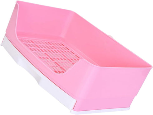 Bunny Litter Box Rabbit Toilet for Guinea Pigs and Chinchillas Plastic Training