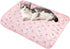Pet Cooling Mat, Washable Ice Silk Cooling Bed for Dogs and Cats, Portable Cushion for Home Outdoor (M, Pink)