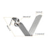 HARFINGTON 30pcs Single Button Kayak Paddle Snap Spring Clip 6x6x38mm 65Mn Spring Steel Locking Tube Clips