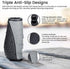 PRUNUS No-Slip Soft Rubber Bike Handlebar Grips - Universal for Bicycles, MTB, BMX, E-Bike, and City Commuter Bikes