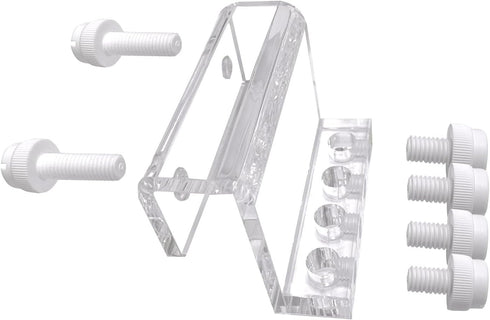 Acrylic Aquarium Soft Tube Fixture Holder for Pump Soft Hose, 2 Pieces