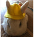 ANIAC Funny Cat Hat for Cat XXS Dog Sun Hat with Ears Hole, Rabbit Outfit for Bunny Mini Sombrero Puppy Hat for Small