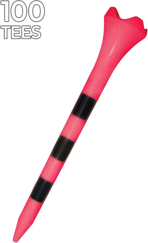 Pride Performance Golf Tee Striped, 3-1/4", 100 Count