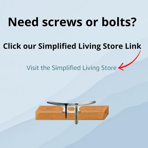 Simplified Living 6" Black Dock Cleat | Weatherproof Cast Iron Tie Downs for Marine Pier or Nautical Décor