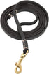 Genuine Leather Leash for Small to Medium Dogs, 4FT / 5FT / 6FT, Black/Brown