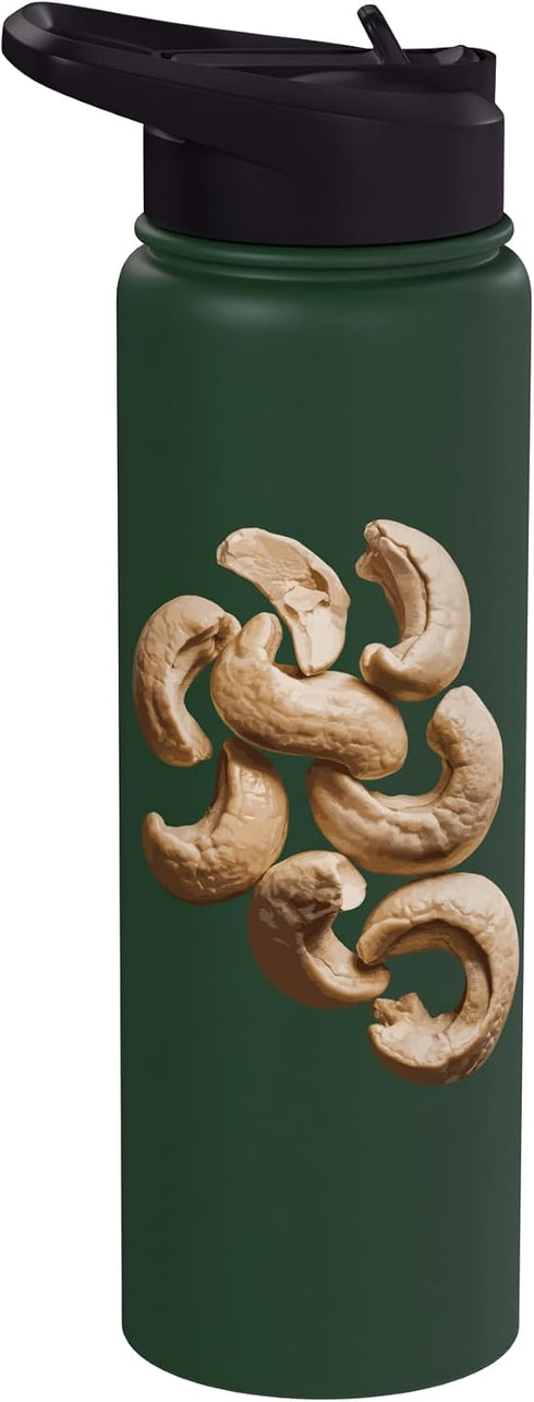 Cashew Love Cashew Design Cashews Stainless Steel Insulated Water Bottle