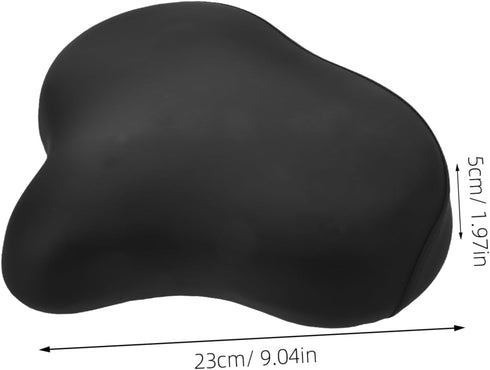 Comfortable Bike Seat Cushion for Stationary Exercise Bikes Durable PU Sponge Relief Pad Fit for Long Lasting Comfort