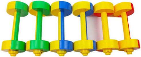 Toddmomy Kids Dumbbell Toy, 1 Pair Weight Lifting Set for Kids Gym Sports Workout Equipment