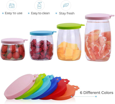 6 Packs Pet Food Can Lids, BPA-Free & Dishwasher Safe, Fits Most Standard Dog and Cat Cans
