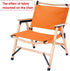 18.9x13.8 Inch GORGECRAFT Camping Chair Replacement Fabric High Back Camping Chair Cover Coral Waterproof Collapsible