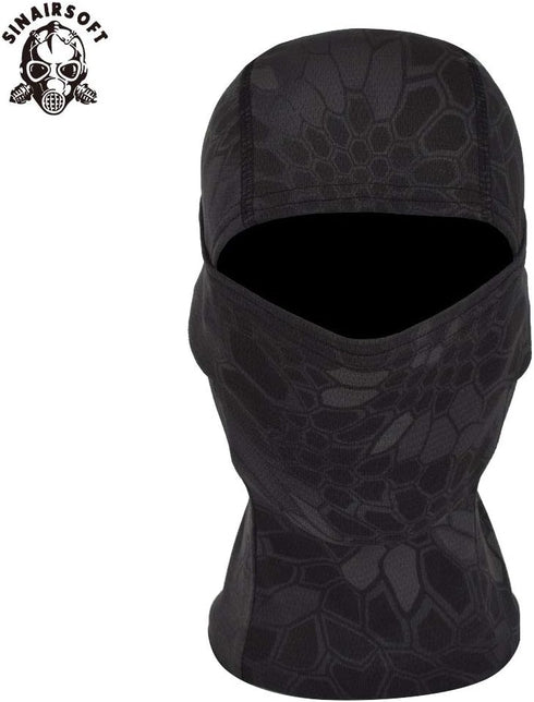 SINAIRSOFT Tactical Airsoft Full Face Mask Balaclava Hood Headwear for Motorcycle Hunting
