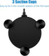 AQUANEAT 4 inch Aquarium Air Stone Disc, Aerator Bubble Diffuser for Fish Tanks, Hydroponics, and Ponds
