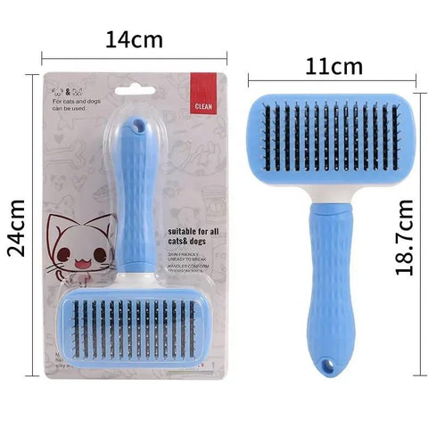 Cat Grooming Brush, Pet Hair Brush, Dog Slicker Brushes for Grooming, Gently Removes Loose Undercoat, Brush for Pet