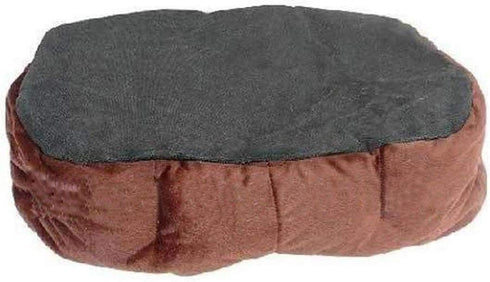 Cute Paw Print Comfortable Pets Dog Cats Nest Mat Pad - Soft Fleece Bed (Coffee)