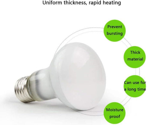 100W Basking Spot Heat Lamp Bulbs, 110V Reptile Mercury Vapor Bulbs for Reptile and Amphibian Use (2 Pack)