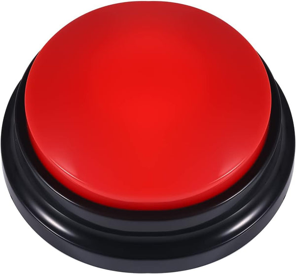 Pet Communication Button for Dogs, 30 Seconds Voice Recording Dog Talking Buzzer for Potty Training, Not Include