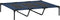 PawHut 48" x 36" Elevated Breathable Dog Bed, Portable Pet Cot with Carry Bag, Dark Blue